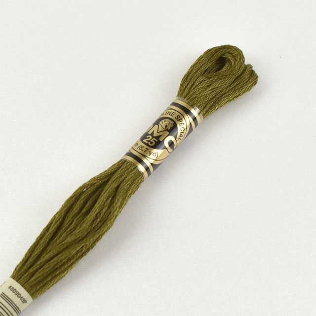 刺しゅう材料 DMC 刺繍糸 25番 色番730 06Bg99_