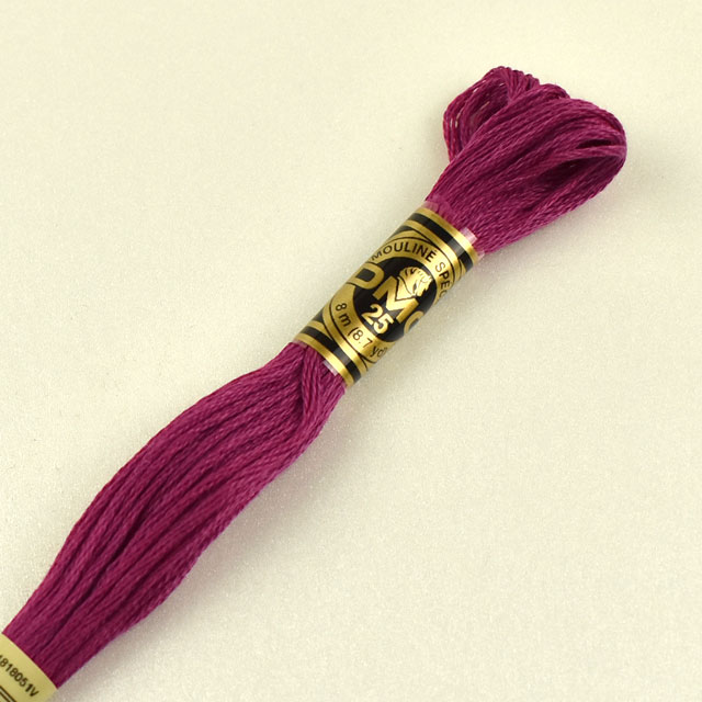刺しゅう材料 DMC 刺繍糸 25番 色番917 06Bg99_