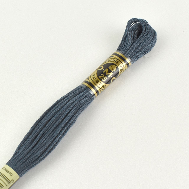 刺しゅう材料 DMC 刺繍糸 25番 色番930 06Bg99_
