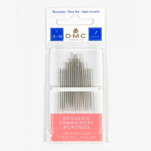 DMC 刺しゅう用具 刺繍針 エンブロイダリー針 サイズ3-9(1765-2) 06Bg99_ DMC 刺しゅう用具 刺繍針 エンブロイダリー針 サイズ3-9(1765-2) 06Bg99_