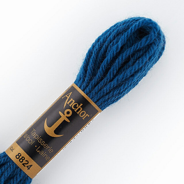 刺しゅう材料 Anchor-アンカー- タピセリーウール/ウール刺繍糸（342301） 色番8824 (H)_5a_