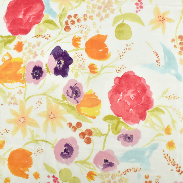 生地 naniIRO-ナニイロ- Fuccra:rakuen/ダブルガーゼ（EGX-11090） A.生成×ピンク系×パール (M)_1f_のサムネイル