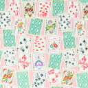 〔メール便対応商品〕 生地 22fabric -ニャンニャンファブリック- 7th collection トランプメイト/ローン(DP4435) 5A.ピンク 09Ac04_