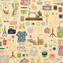 〔メール便対応商品〕 生地 22fabric -ニャンニャンファブリック- 6th collection ドレスメーカー/綿麻シーチング(DP-4856) 1A.白 09Ac04_