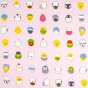 \スーパーセール20%OFF/ 〔メール便対応商品〕 生地 キッズランド 小鳥/ポプリン(SP2500L) 1B.ピンク 09Ae99_