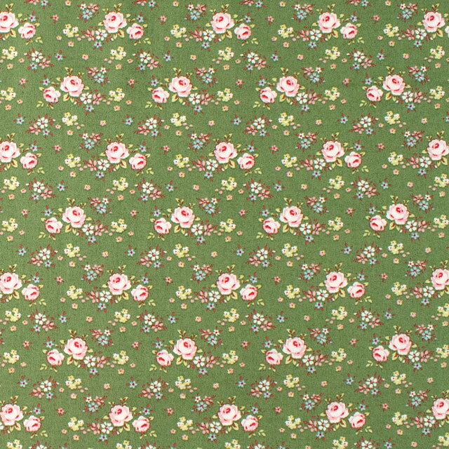 〔メール便対応商品〕 生地 Tilda-ティルダ- Creating Memories Winterコレクション Gracie グレイシー（130151） Green.グリーン (H)_k4_