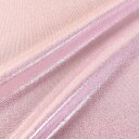 \期間限定10%OFF/ 〔メール便対応商品〕生地 2WAYフライスFoil加工(P093) 8.ピンク×シルバー 10Bl17_