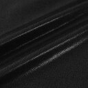 \期間限定10%OFF/ 〔メール便対応商品〕生地 2WAYフライスFoil加工(P093) 14.黒×黒 10Bl17_