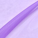 〔メール便対応商品〕生地 ポリエステルオーガンジー(2440) 52.菫色 10Bg11_