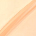 〔メール便対応商品〕生地 ポリエステルオーガンジー(2440) 133.あんず 10Bg11_
