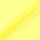 〔メール便対応商品〕生地 ポリエステルオーガンジー(2440) 168.カナリア 10Bg11_