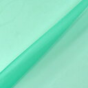 〔メール便対応商品〕生地 ポリエステルオーガンジー(2440) 170.浅葱 10Bg11_