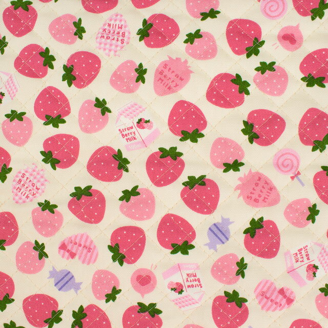 生地 お気に入りシリーズ ストロベリーミルク/キルティング（MOWF-161Q） OW.オフ 09Ae99_