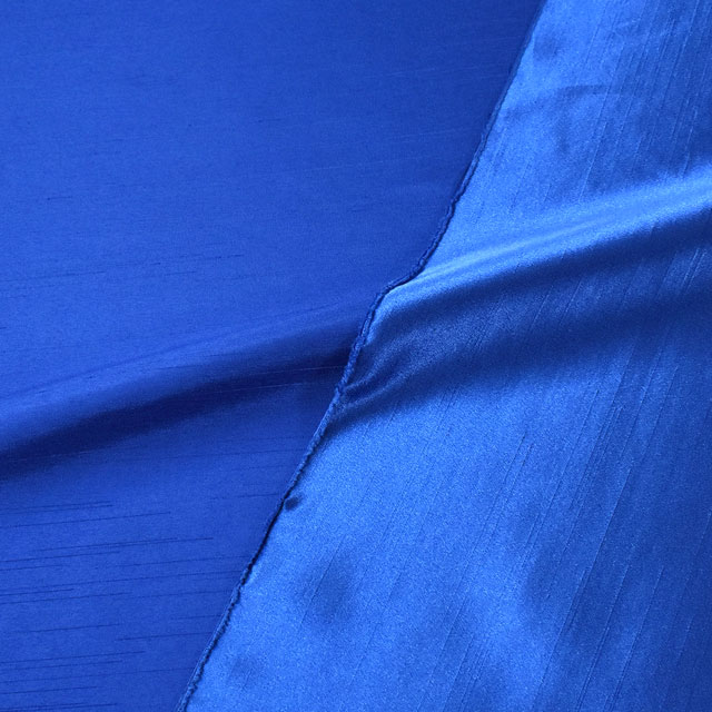 〔メール便対応商品〕生地 バックサテンシャンタン（634） 18.コバルト 10Ae08_