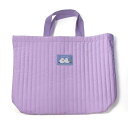 \期間限定20%OFF/ 完成品 レッスンバッグ大 ヌビ シマエナガ(QMP5-1901) パープル 15Yy88_