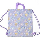 \期間限定20%OFF/ 完成品 ちいかわ総柄ナップサック(CW43719) PL.パープル 15Yy88_