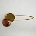 \期間限定10%OFF/ くるみ金具 ショールピン金具(no7) ゴールド 06Zz99_