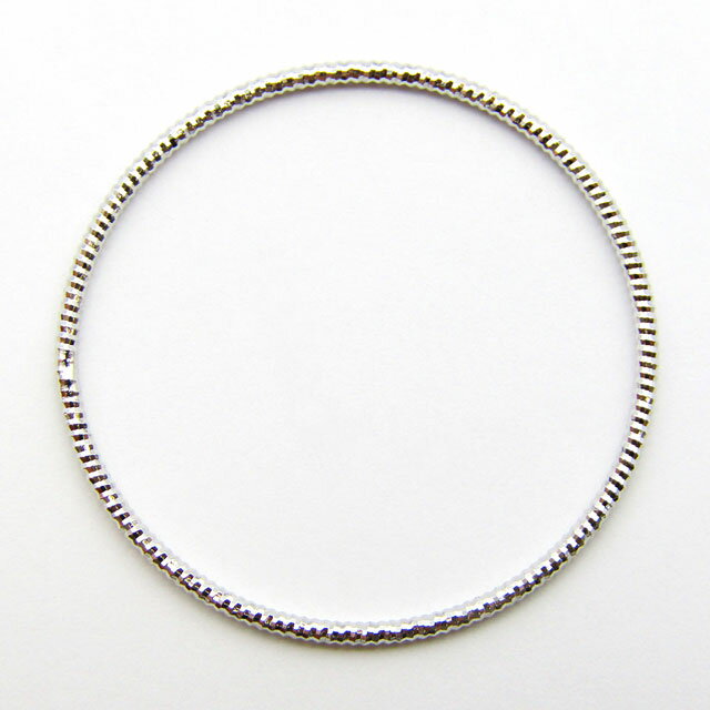 ＼期間限定20%OFF／ アクセサリーパーツ 丸枠カッティング（A-52-R） 約25mm R.シルバー 2個入 06Af99_