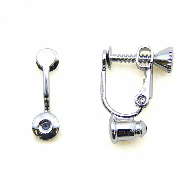 イヤリングパーツ イヤリングコンバーター（D-94-R） 約17mm R.シルバー 1ペア入 06Af99_