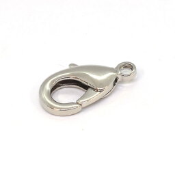 アクセサリーパーツ カニカン（F-135-R） 約19mm R.シルバー 1個入 (H)_3b_