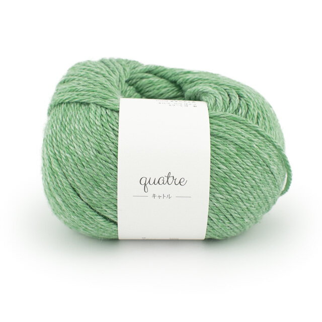 オリジナル編み糸 Daily quatre・キャトル 15.エバーグリーン 06Co99_