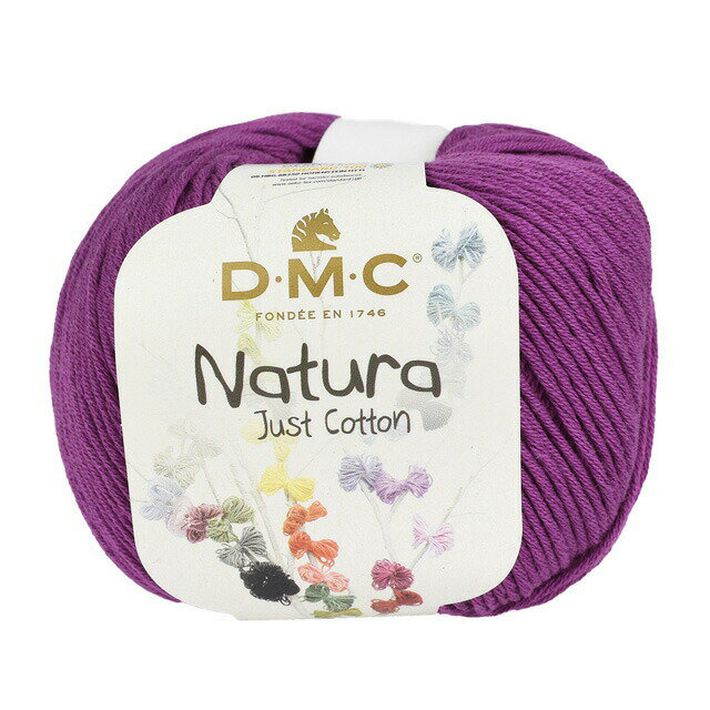 ＼期間限定20％OFF／ 手編み糸 DMC Natura N59.Prune M _b1_