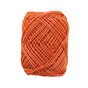 編み糸 メタリックヤーン（カラー） 9.ブラッドオレンジ×シルバー 06Co99_