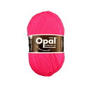 毛糸 Opal-オパール- 単色 4ply/4本撚り 100g巻 2010.ネオンピンク 06Co99j