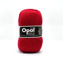 毛糸 Opal-オパール- 単色 100g巻 5180.レッド (M)_b1j