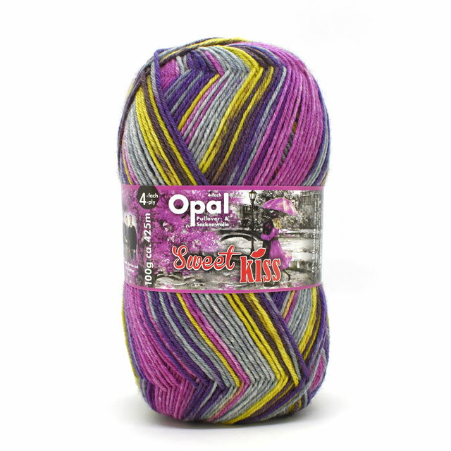 毛糸 Opal-オパール- スイートキス 4ply/4本撚り 11263.紫の傘 (M)_b1j