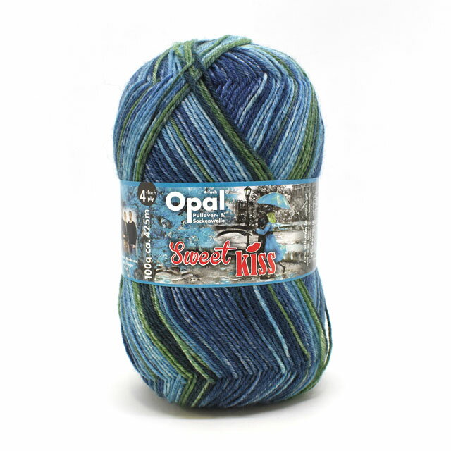 毛糸 Opal-オパール- スイートキス 4ply/4本撚り 11267.ブルードレス (M)_b1j