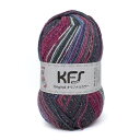 毛糸 Opal-オパール- KFSオリジナルカラー 4ply/4本撚り KFS903.ワインレッドラメ/ワインレッド/エンジ・パープル系マルチカラー (M)_b1j