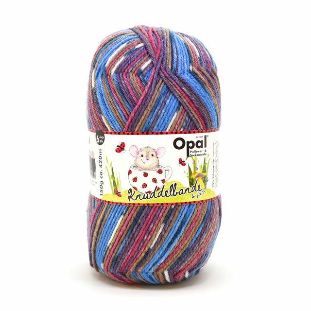 毛糸 Opal-オパール- やんちゃな仲間たち 6ply/6本撚り 11325.かくれんぼ (M)_b1j