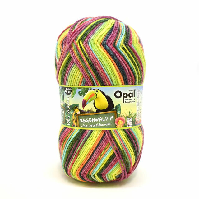 毛糸 Opal-オパール- レーゲンヴァルト19 4ply/4本撚り 11334.ローラ (M)_b1j