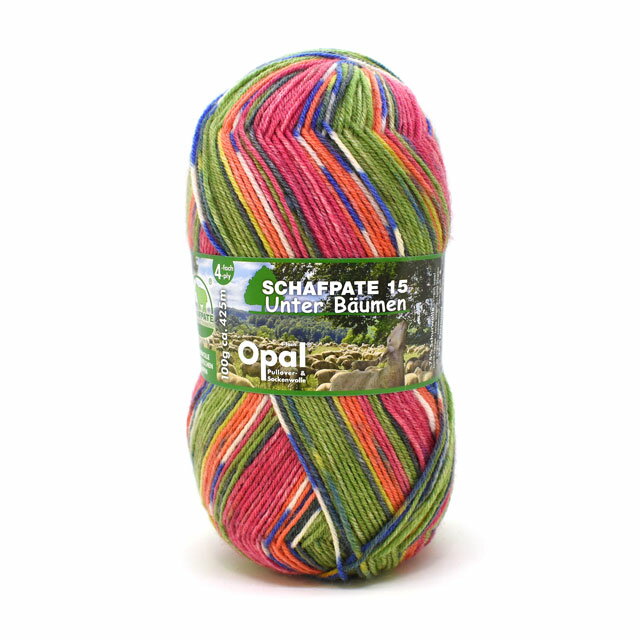 毛糸 Opal-オパール- シャーフパーテ15 4ply/4本撚り 11367.野イチゴ 06Co99j