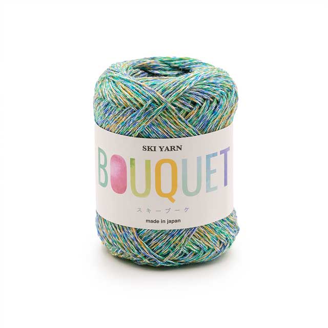手編み糸 スキー ブーケ 1024.グリーンブルー 06Bo99_