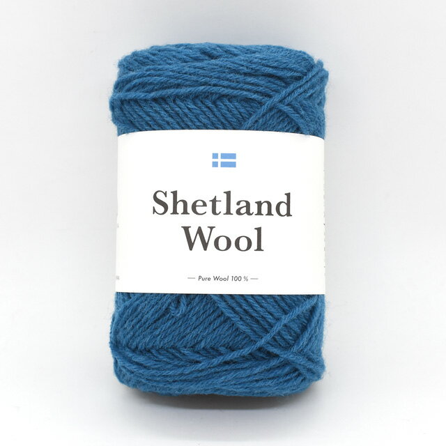 ＼15%OFF対象商品／ 毛糸 ダルマ（横田） シェットランドウール 11.マリンブルー 06Co99_のサムネイル