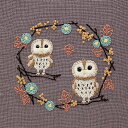 刺しゅうキット DMC Chicchi刺繍キット(JPT72) 金木犀の香りを楽しむフクロウさん 06Bi99_