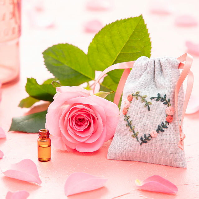 刺しゅうキット 香りで楽しむ刺繍キット（EK-201） ローズ 06Bi99_