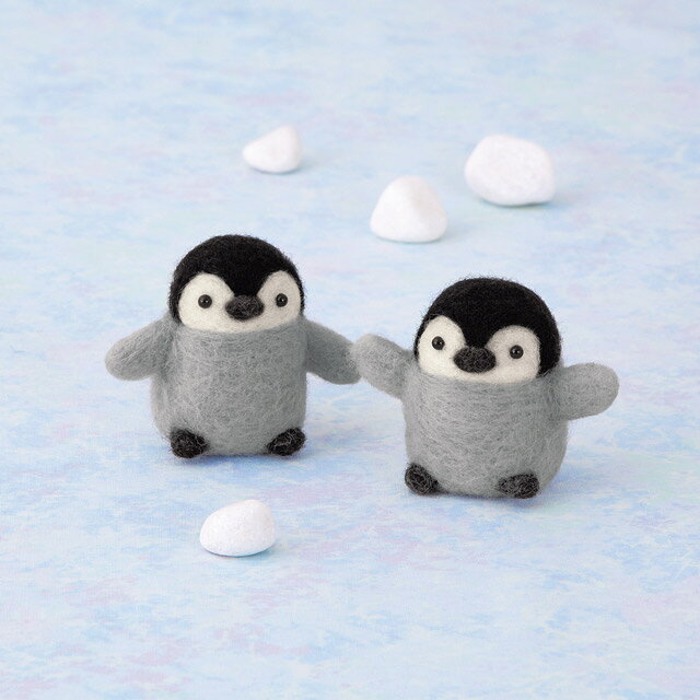 ペンギンカーくまちゃん　（ブルー）　羊毛フェルト 楽天市場】ペンギン（フェルト｜手芸・クラフト・生地）：日用品雑貨
