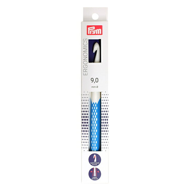 prym-プリム- エルゴノミクスかぎ針（218491） 太さ9.0mm アズーリ 06Cq99_