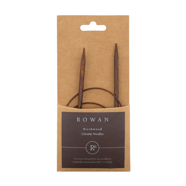 Circular Needle - ROWAN-ローワン- Circular Wood・サーキュラーウッド 輪針 80cm（RNKC） 5mm/9〜10号 06Cq99j