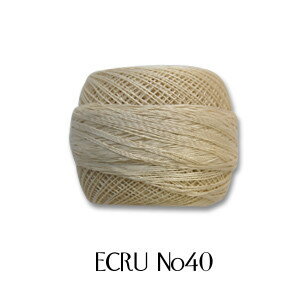 レース糸 DMC コルドネスペシャル #40 ECRU 06Co99_