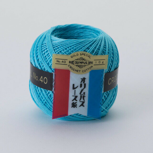 Handicrafts, Fabrics - レース糸 オリムパス 金票 ＃40 10g 色番383 06Bn99_
