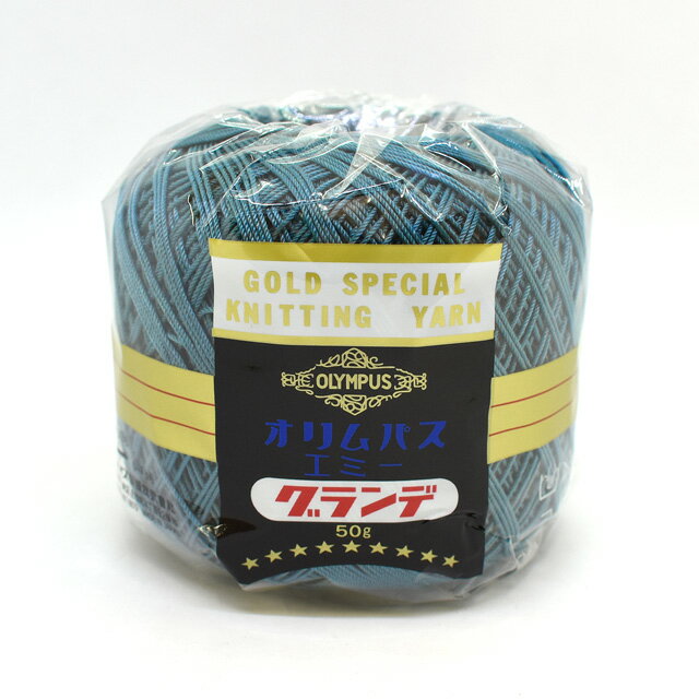 樂天商城 - レース糸 オリムパス エミーグランデ 50g 343.ダルブルー 06Bn99_
