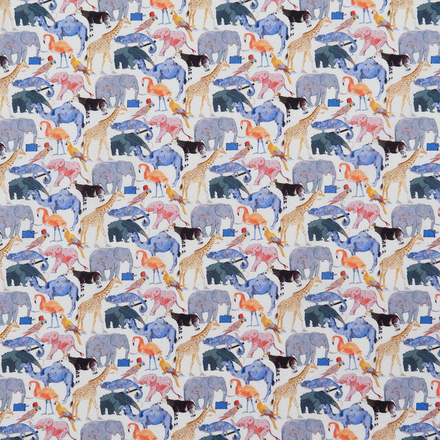 n LIBERTY FABRICS oeBEt@ubNX ^i[ G^[i Queue for the Zoo 3634160  Z (H) k4j