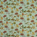 〔メール便対応商品〕生地 LIBERTY FABRICS リバティ ファブリックス タナローン 2023AW LIBERTY ANIMALS HYDE PARK HOUNDS ハイド パーク ハウンズ（363J7301） A.グリーン (H)_k4j