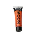 フェイス&ボディ用ジェル MOON Neon Glitter Face and Body Gels (M7018) Orange 07Cn99_(4)