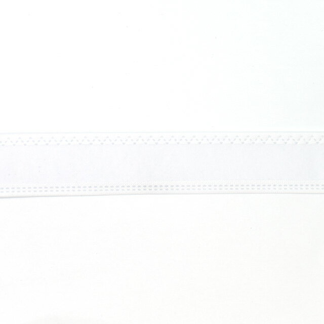 帽子用テープ テトロンスベリ 芯有（NIS） 25mm 白 08Bd99_