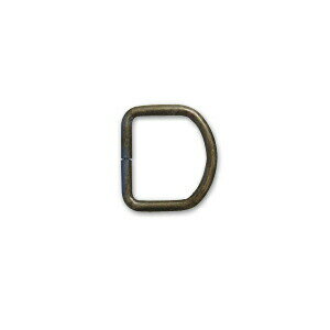 金属パーツ Dカン/山高 21mm AG.アンティークゴールド 4個入 08Bk99_